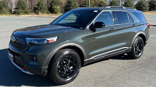 2023 Ford Explorer TIMBERLINE 🔥 Rugged 3 Row Family SUV Detials on Interior Exterior and Music [upl. by Acinoreb]