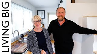 Couple Build Tiny House To Live Big In Retirement  Revisited [upl. by Asseret506]