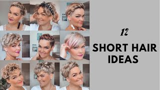 How to style a short Pixiecut  12 ways to style short hair  Salirasa [upl. by Caldera]