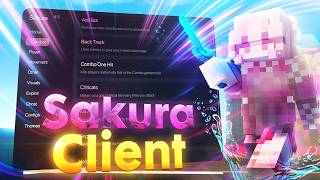 Sakura Client 189 Best Minecraft Hack Client for Hypixel amp BlocksMC amp FPS Boost 2024 [upl. by Quinton180]