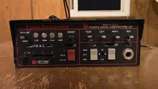 Federal Signal Unitrol Touchmaster Siren [upl. by Lantz]