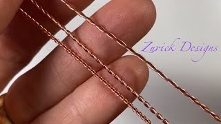 Wire Wrapping Techniques How To Twist Wire 3 Different Ways [upl. by Oleta279]