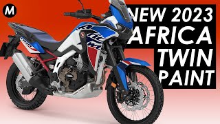 New 2023 Honda Africa Twin CRF1100L Colours Announced amp DCT Sales Figures [upl. by Lemuelah603]