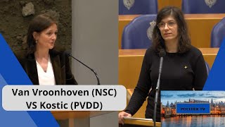 Van Vroonhoven NSC VS BOZE NonBinaire Kostic PVDD quotDe nieuwe TRANSGENDER WET gaat TE VERquot [upl. by Thagard97]