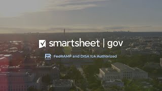 Introducing Smartsheet Gov [upl. by Aysa]