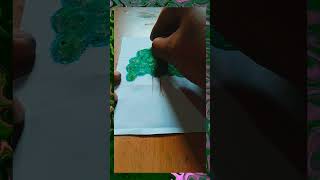 HOW TO EASILY DRAW A TREE 🌳 IN OIL PASTELS  mydrawingarena  ART [upl. by Beka]