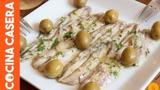 Cómo hacer Boquerones en Vinagre caseros [upl. by Regan]