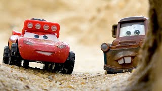 Bibo with Lightning McQueen and Disney Cars join forces to fight with the Hand of Superhero [upl. by Modesta]