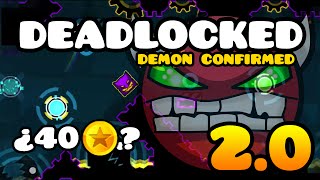 GEOMETRY DASH 20  DEADLOCKED DEMON CONFIRMADO [upl. by Meehyr257]