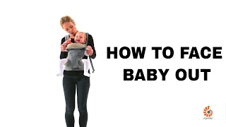 How Do I Face Baby Out  360 Baby Carrier  Ergobaby [upl. by Naillimixam]