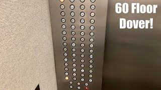 Epic 60 Floor Dover Traditional Traction Elevators  Cityplex Tower  Tulsa OK [upl. by Ttihw]