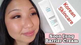 Korean Skin Care  Soon Jung 2x Barrier Cream [upl. by Adnolor]