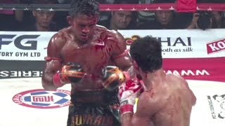 Muay Thai Furia y Sangre Buakaw vs Boxeador Ruso [upl. by Root]