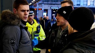 Secret Cops Join Melee as More Arrested in Manchester [upl. by Levy]