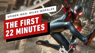 The First 22 Minutes of SpiderMan Miles Morales on PS5 4K [upl. by Oettam]