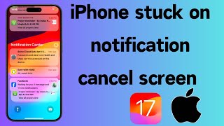 How To Fix iPhone Notifications Not Showing on Lock screen  Fix notifications not working iOS 16 [upl. by Aisad]