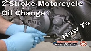 How To Change Oil on a 2 Stroke Motorcycle or ATV [upl. by Hambley909]