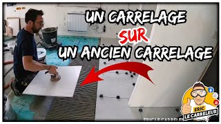 Comment POSER DU CARRELAGE 60 x 60 sur un ancien carrelage [upl. by Keisling263]