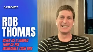 Matchbox Twentys Rob Thomas Gives Us A Guided Tour Of His Incredible Tour Bus [upl. by Dalury]