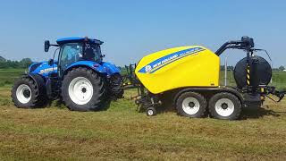 Die New Holland Rundballenpresse Roll Baler 125 Combi [upl. by Ahsiem643]