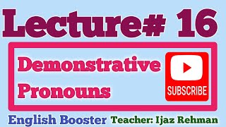 Demonstrative Pronoun Definition amp Examples [upl. by Ailb]