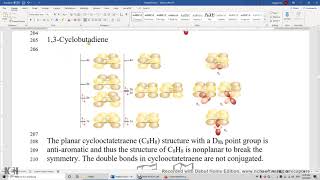 22 11 Butadiene Cyclobutadiene Cyclooctatetraene [upl. by Vasilek]