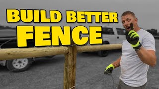 Youre building farm fence wrong H brace vs diagonal rance and lowcarbon wire vs hightensile [upl. by Slater722]