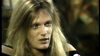 Skid Row  Sebastian Bach Interview 1991 [upl. by Delastre]