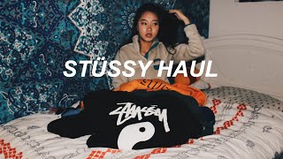 STÜSSY CLOTHING HAUL [upl. by Jarlen]