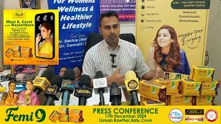 Femi 9  Sanitary Napkin  Product Launch  Press Conference  Nayanthara [upl. by Annairt]