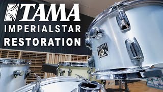 Restoring a Vintage Tama Imperialstar [upl. by Emelina]