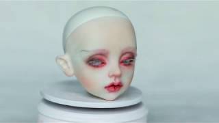 Detailed BJD Doll Faceup Tutorial  Complete WholeFace Makeup [upl. by Anidene]