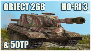 Object 268 HoRi Type III amp 50TP Tyszkiewicza • WoT Blitz Gameplay [upl. by Serolod]