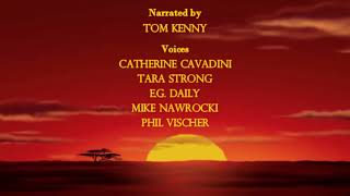 The Lion King End Credits [upl. by Sirrep318]