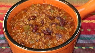 Chili Recipe  How to Make Homemade Chili [upl. by Ainaj656]