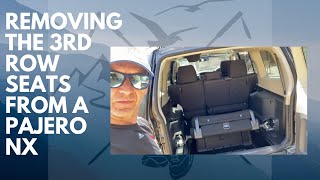 Mitsubishi Pajero NX  3rd Row Seat Removal [upl. by Ary790]