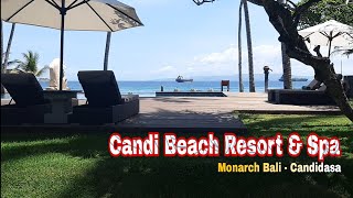 Candi Beach Resort amp Spa  Monarch Bali  Candidasa Vlog [upl. by Deeas]