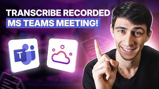 How to transcribe recorded ms teams meeting [upl. by Laaspere]