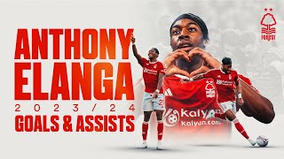 Anthony Elanga ALL Goals amp Assists 202324 ⚡️  Electric Runs Pinpoint Crosses amp Cold Finishes 🥶 [upl. by Ahtnamas]