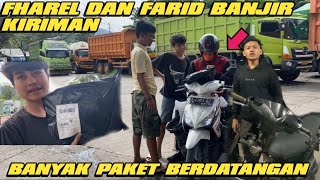 Fharel dan Farid Banjir Kiriman  Paket Dari Fans Berdatangan [upl. by Ahsinyar708]