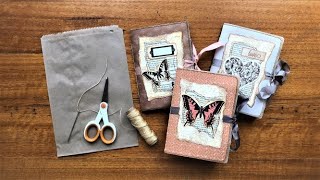 PAPER BAG Junk Journal TUTORIAL Stepbystep DIY [upl. by Wildermuth]