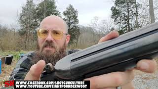 AGC American Gun Craft Desperado review 12 ga Double Barrel BlackPowder Pistol [upl. by Rialb235]