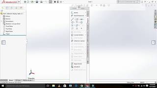 SolidWorks Settings how to drag command manager back to top [upl. by Neillij233]