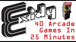 Over 40 Exidy Arcade Games In 25 Minutes [upl. by Askwith173]