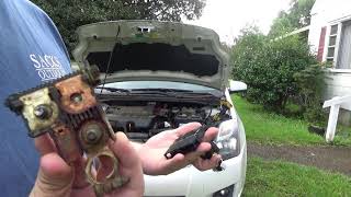 2012 Nissan Sentra Fusible Link and Positive Battery Terminal Repair [upl. by Katine]