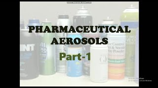 Pharmaceutical Aerosols Basic IntroductionPart1  Pharmaceutical Technology  Pharmacy [upl. by Hieronymus]