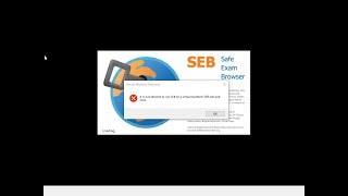 how we open safe exam browser SEB in Virtual Box Machine [upl. by Cirdnek676]