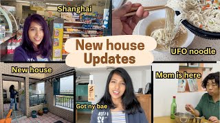 First updates from our new Shanghai apartment I UFO noodles [upl. by Derrick]