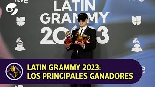 LATIN GRAMMY 2023 QUIÉNES FUERON LOS PRINCIPALES GANADORES  Por HAGAMOSTENDENCIA [upl. by Theodoric]