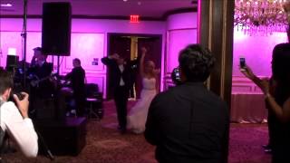 conte bridal party entrance and first dance [upl. by Odraner]